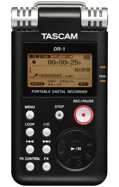 Tascam DR-1 24bit數(shù)字手持錄音機