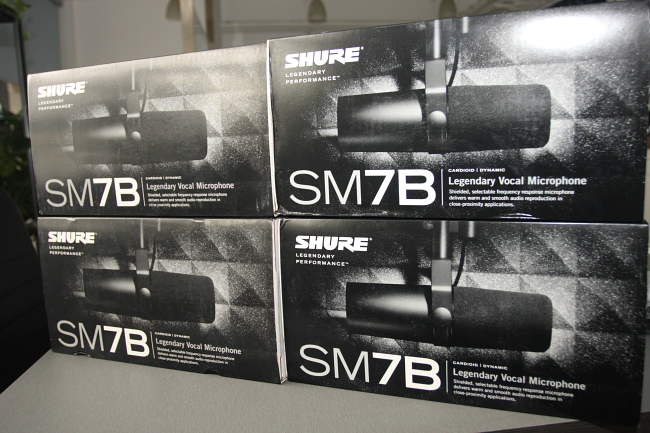 Shure 舒爾 SM7B 電臺直播心形動圈話筒