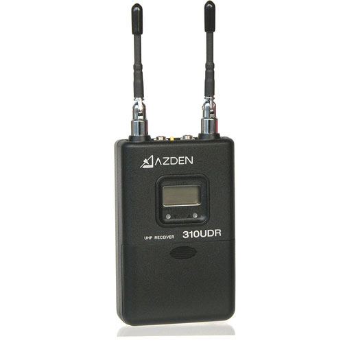 Azden 310UDR UHF上的攝像機便攜式接收器