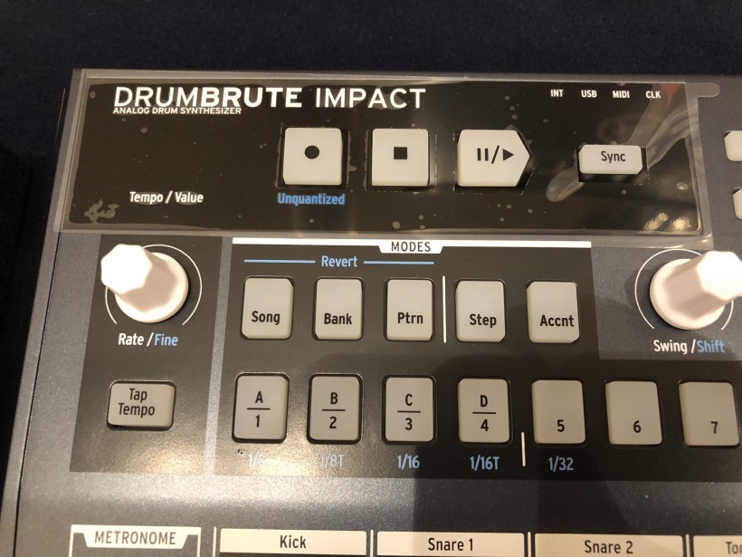 Arturia DrumBrute Impact 純模擬鼓機(jī)第一時(shí)間上手