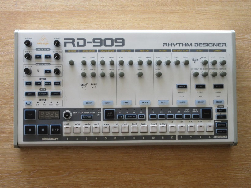 Behringer RD-909 詳細(xì)功能出爐，價格在 400 - 500 美元