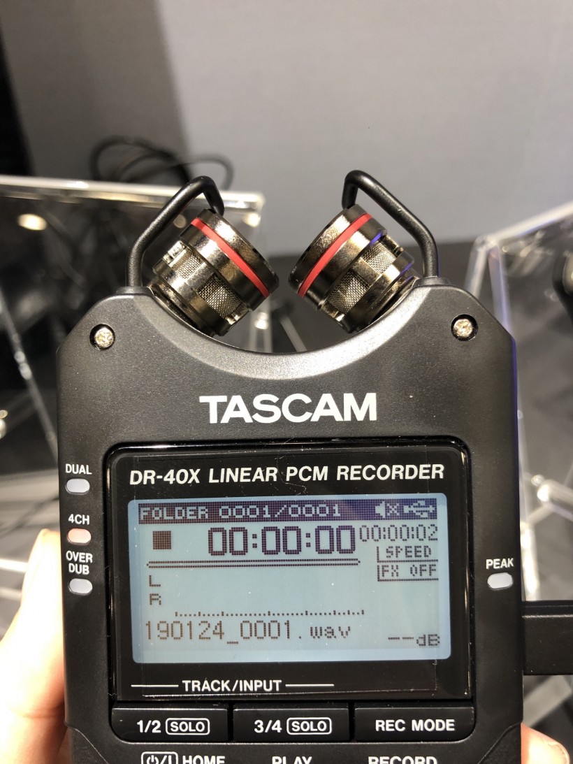 NAMM 2019 展會：Tascam 三款 DR-X 系列手持錄音機第一時間上手