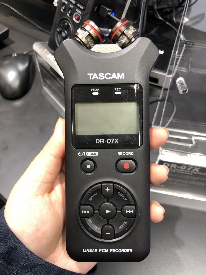 NAMM 2019 展會：Tascam 三款 DR-X 系列手持錄音機第一時間上手