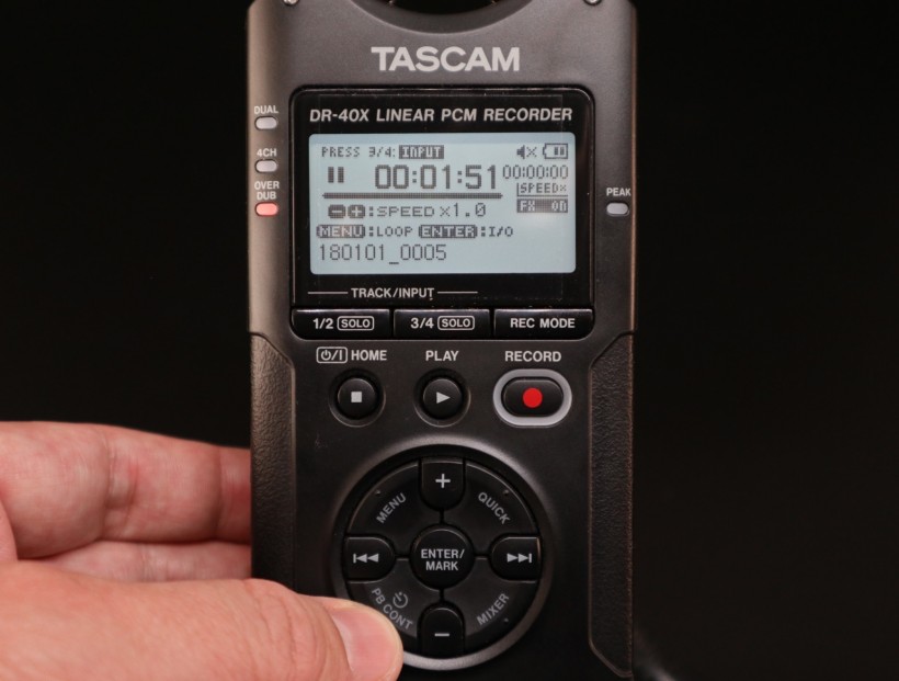 TASCAM X 戰(zhàn)警祭：DR-05X、DR-07X、DR-40X 系列便攜式錄音機測評