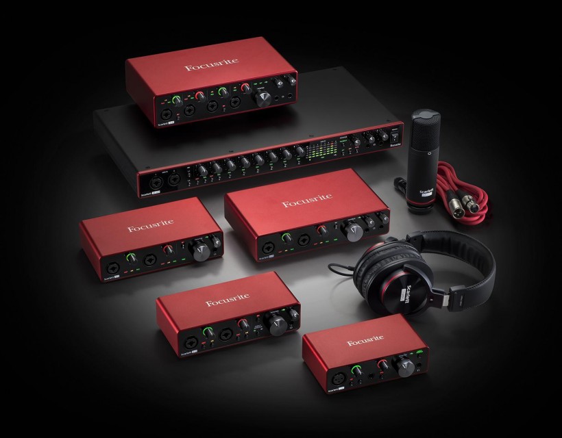 Focusrite 發(fā)布第三代 Scarlett 音頻接口系列，USB-C 接口 + 24 / 192 配置