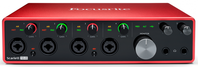 Focusrite 發(fā)布第三代 Scarlett 音頻接口系列，USB-C 接口 + 24 / 192 配置