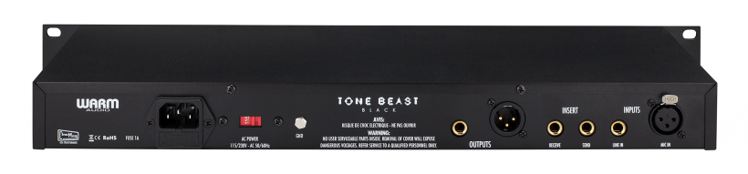 Warm Audio 發(fā)布便宜實用還能換各種元件特性的話放 TB12 Tone Beast Black