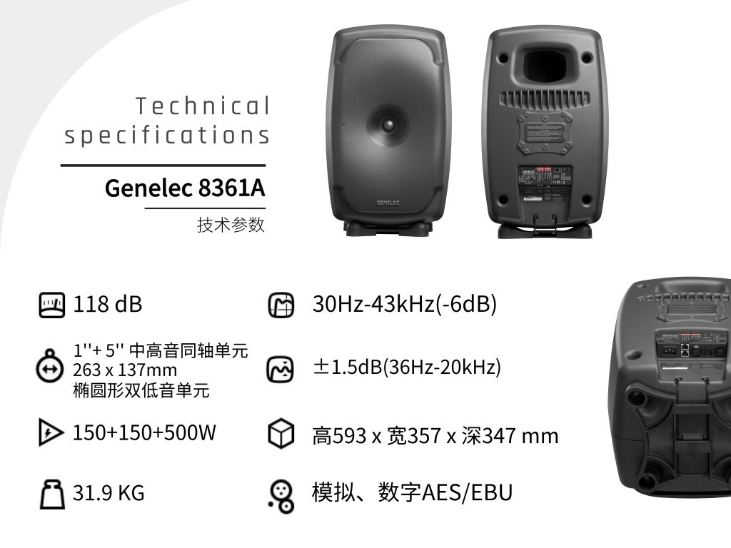 Genelec - 8361A 監(jiān)聽音箱