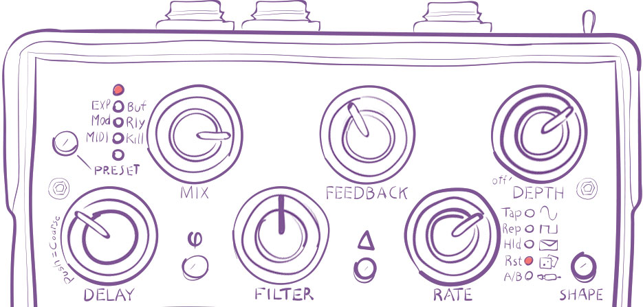 Eventide 發(fā)布 Rose 模數(shù)延遲效果器