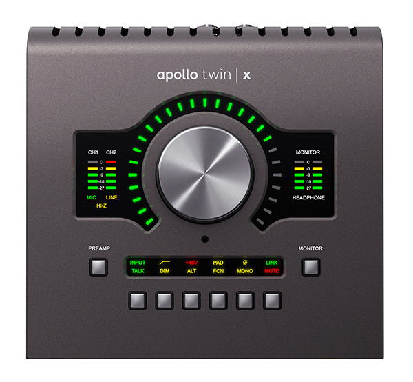 Universal Audio重磅推出Apollo Twin X和Apollo X4兩款雷電3音頻接口