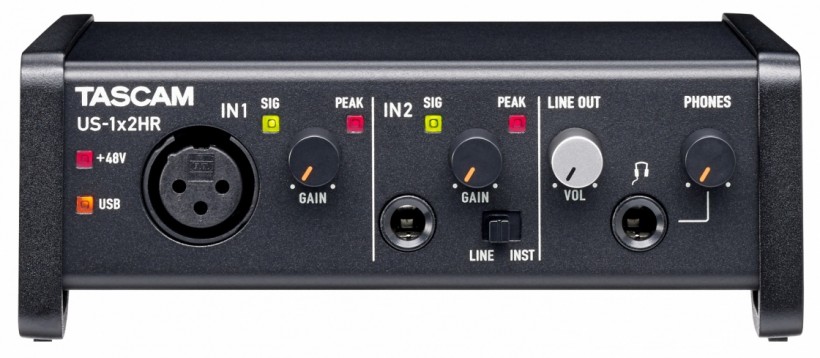 Tascam 發(fā)布新 US-HR 系列三款 USB-C 音頻接口：US-1x2HR、US-2x2HR、US-4x4HR